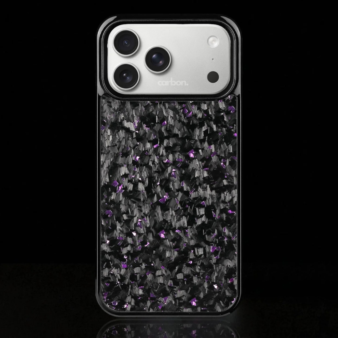 FORGED Carbon Fiber iPhone Case - Purple Forged