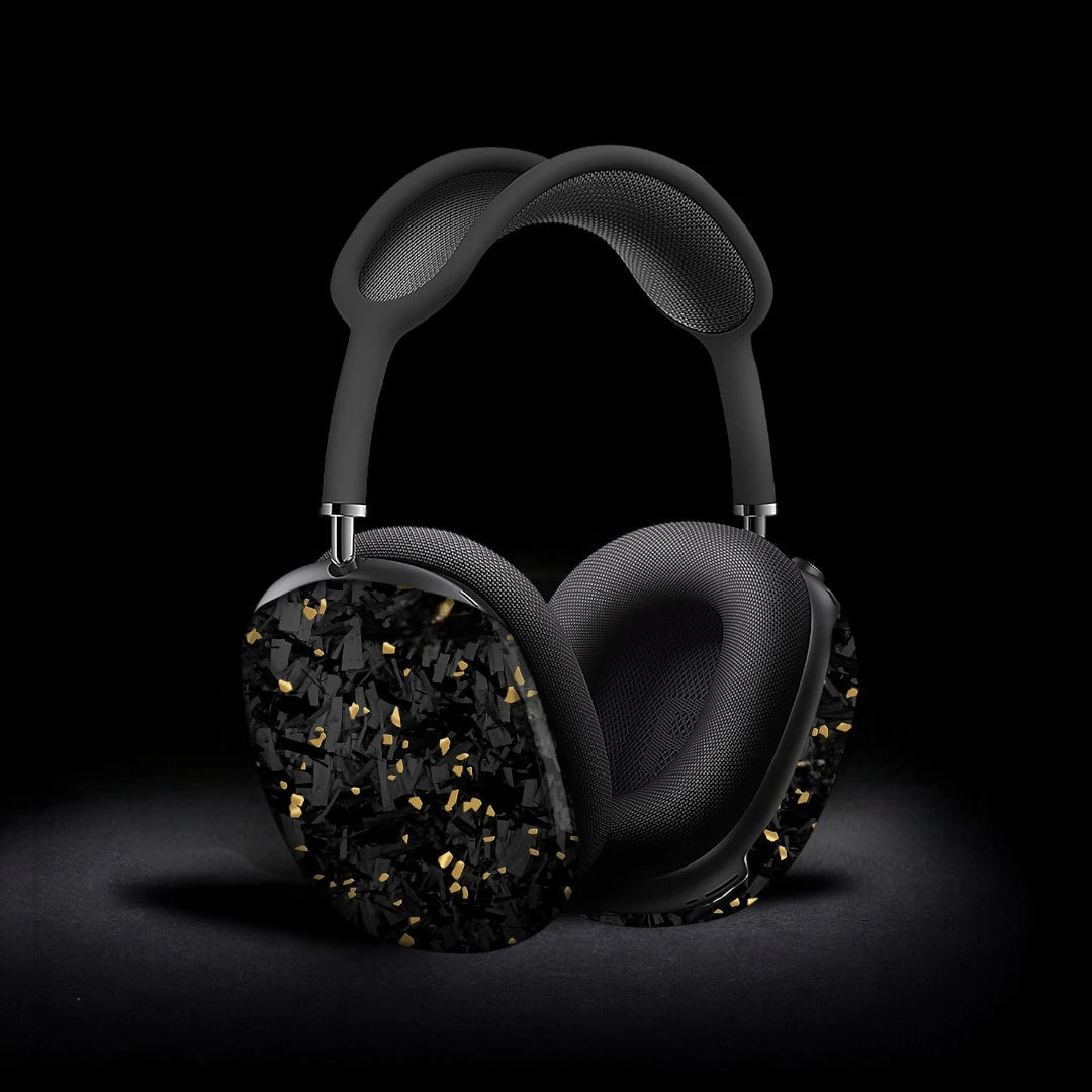 AirPods Max Case - Gold Forged Carbon - Carbon Conceptz -