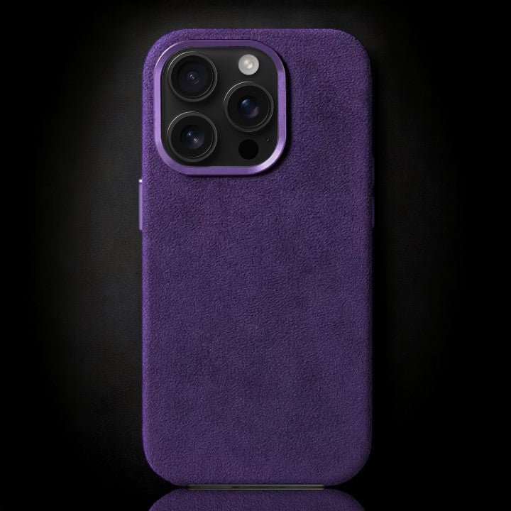 Alcantara iPhone Case - Purple - Carbon Conceptz -