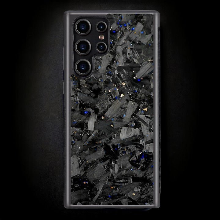 BOLD FORGED Carbon Fiber Galaxy Case - BLUE x GOLD - Carbon Conceptz -