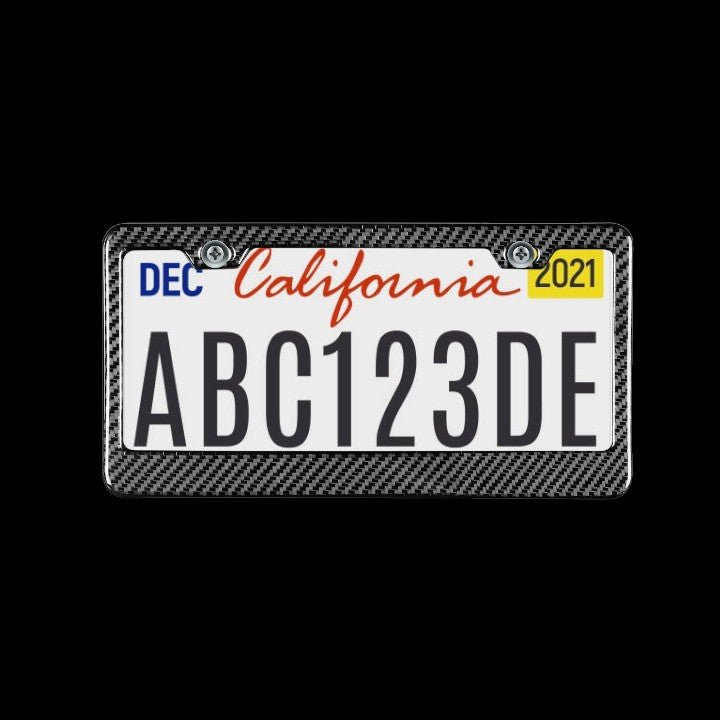 Classic Carbon Fiber License Plate - Carbon Conceptz -