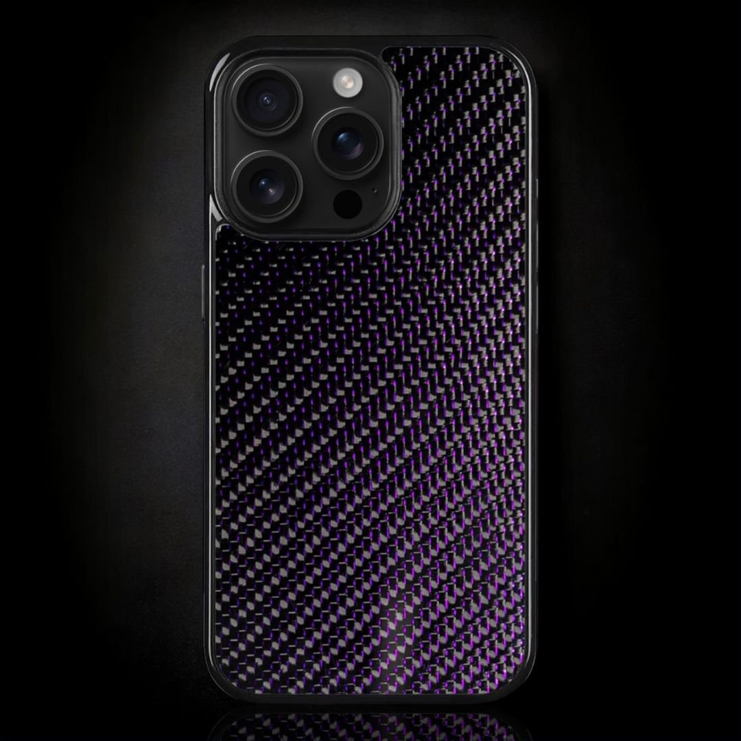 Purple Classic Carbon Fiber iPhone Case - Carbon Conceptz -