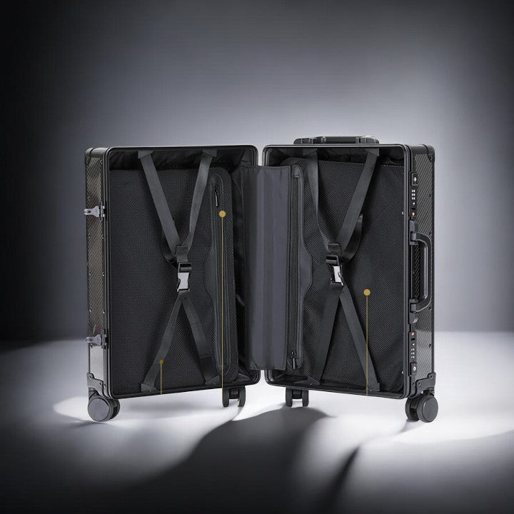 Carbon Stealth Carry-On Suitcase - Classic Carbon – Carbon Conceptz