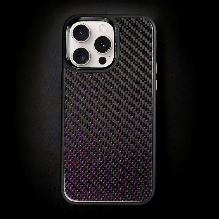 Purple Classic Carbon Fiber iPhone Case