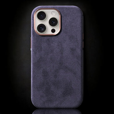 Alcantara iPhone Case - Purple