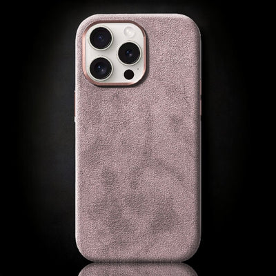 Alcantara iPhone Case - Fade Pink