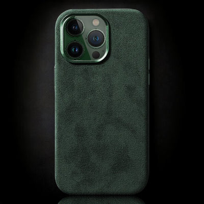 Alcantara iPhone Case - Sea Green