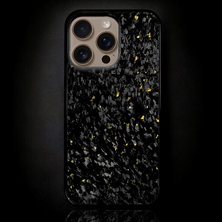 FORGED Carbon Fiber iPhone Case - Gold Forged