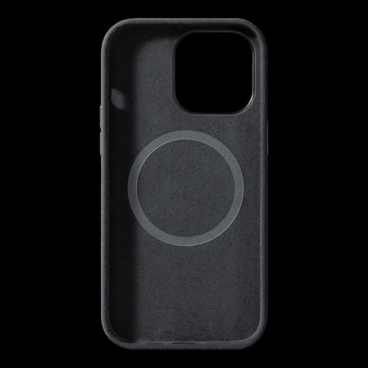 Alcantara iPhone Case - Cement Black