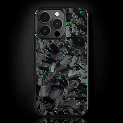 BOLD FORGED Carbon Fiber iPhone Case - Green