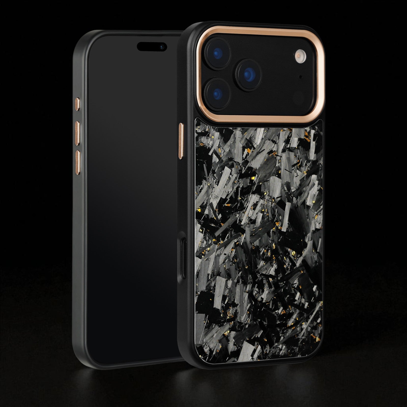 BOLD FORGED Carbon Fiber x Accent | Orange x Black | iPhone