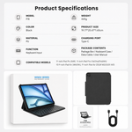 The Feather™ iPad Keyboard Case — Black