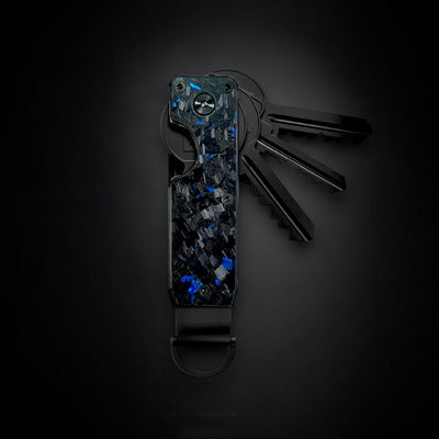 Carbon Conceptz Key Case - Forged Blue