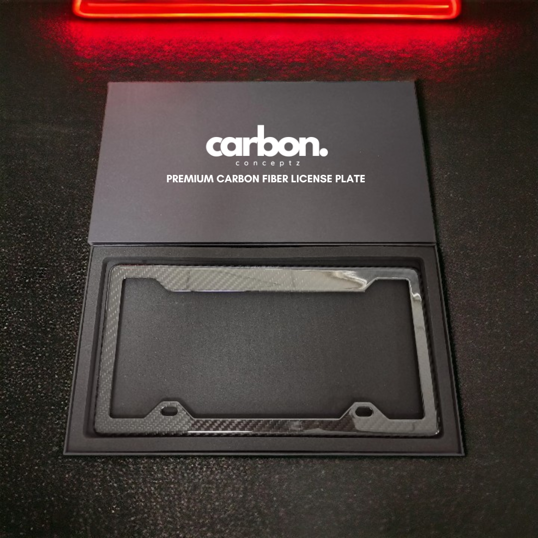 Classic Carbon Fiber License Plate