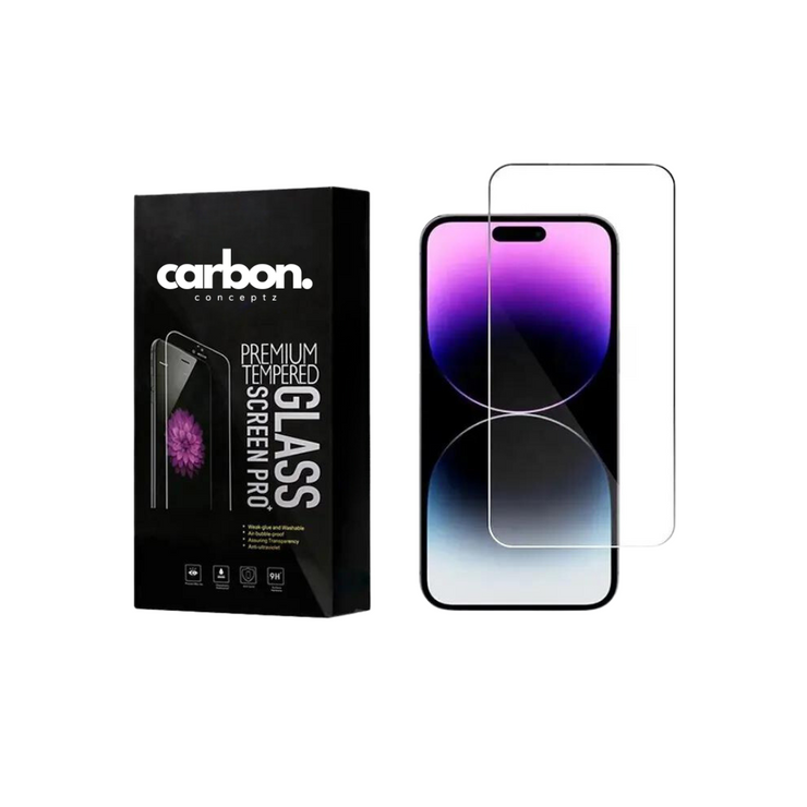 Free Tempered Screen Protector - Carbon Coneptz