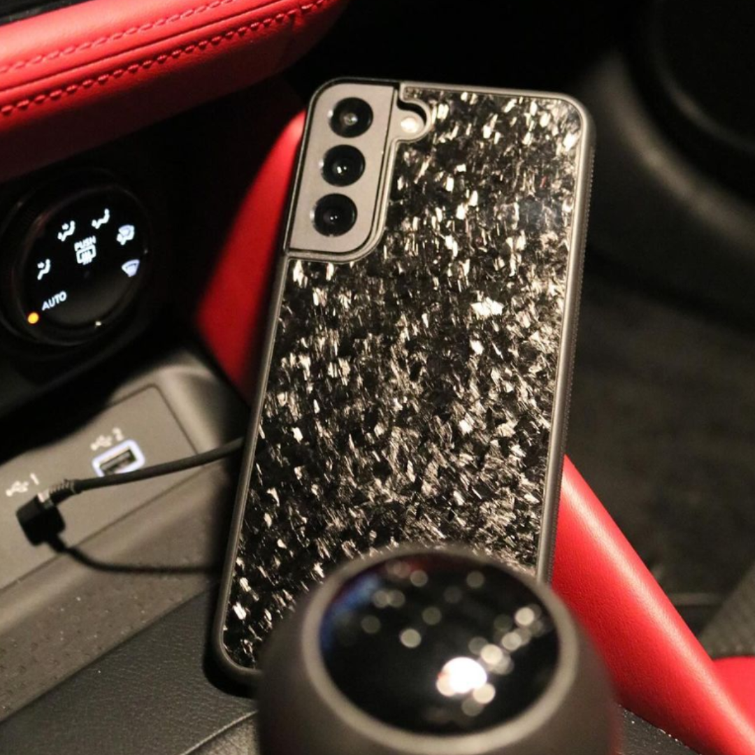 FORGED Carbon Fiber Pixel Case - Red Forged