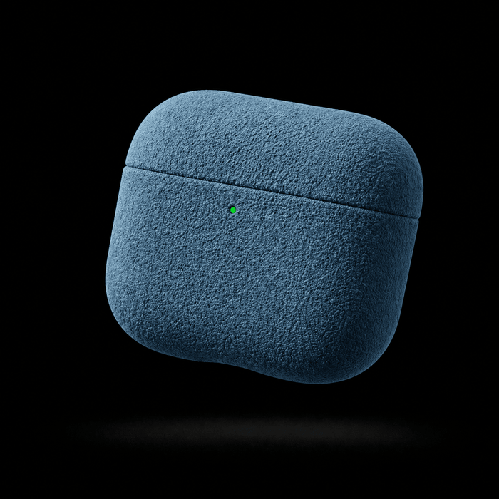Alcantara AirPods 4 Case Sea Blue