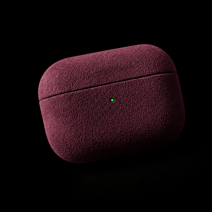 Alcantara AirPods Pro 2 Case Deep Red