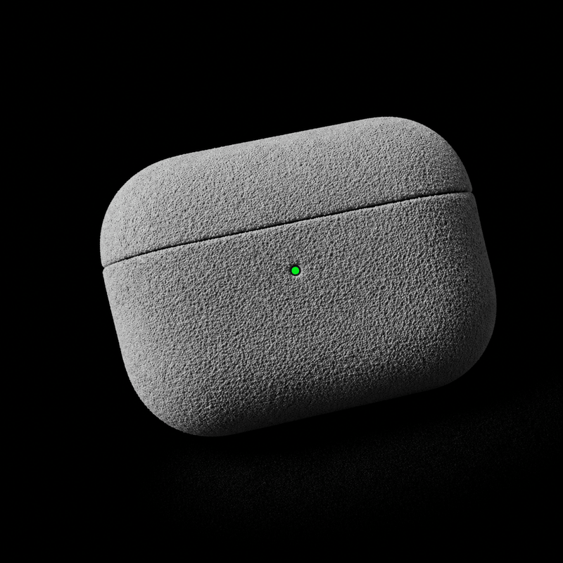 Titanium Grey Alcantara AirPods Case