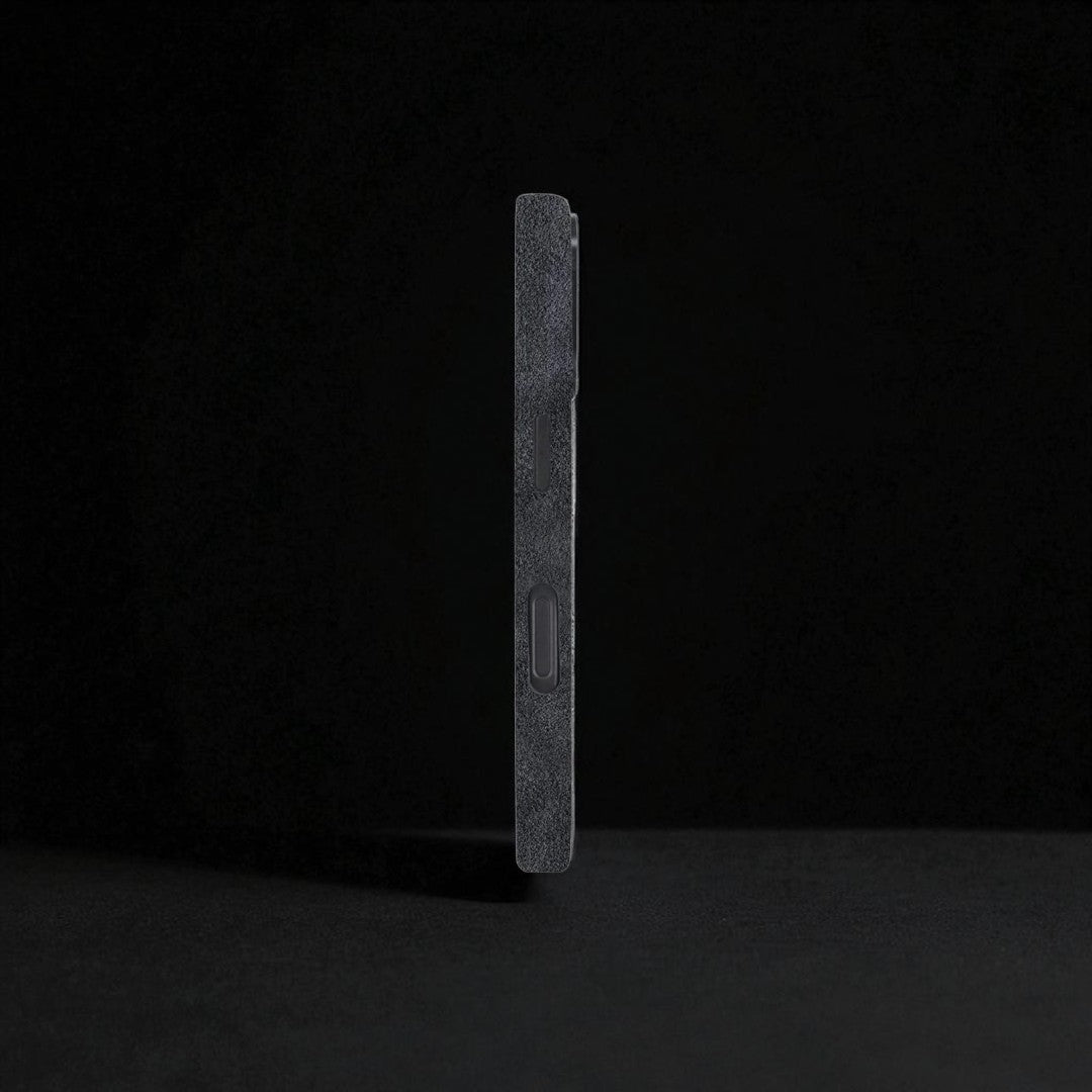 Alcantara iPhone Case - Cement Black - Carbon Conceptz - 
