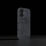 Alcantara iPhone Case - Cement Black - Carbon Conceptz - 