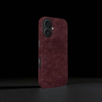 Alcantara iPhone Case - Deep Red - Carbon Conceptz - 