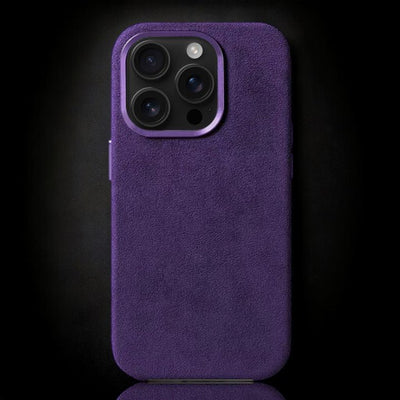 Alcantara iPhone Case - Purple - Carbon Conceptz - 