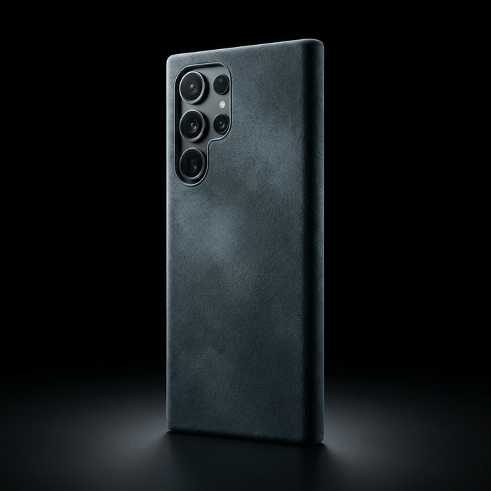 Alcantara Samsung Case Sea Blue