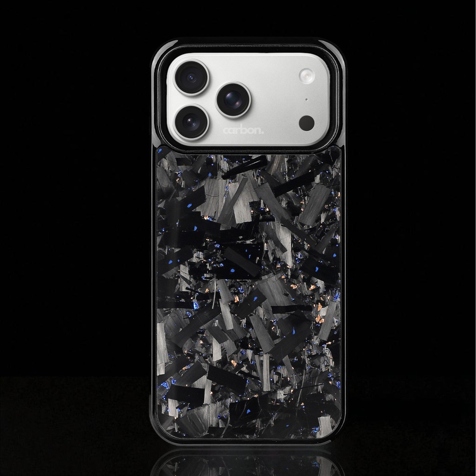 BOLD FORGED Carbon Fiber iPhone Case - BLUE x GOLD - Carbon Conceptz - Phone Holders & Mounts