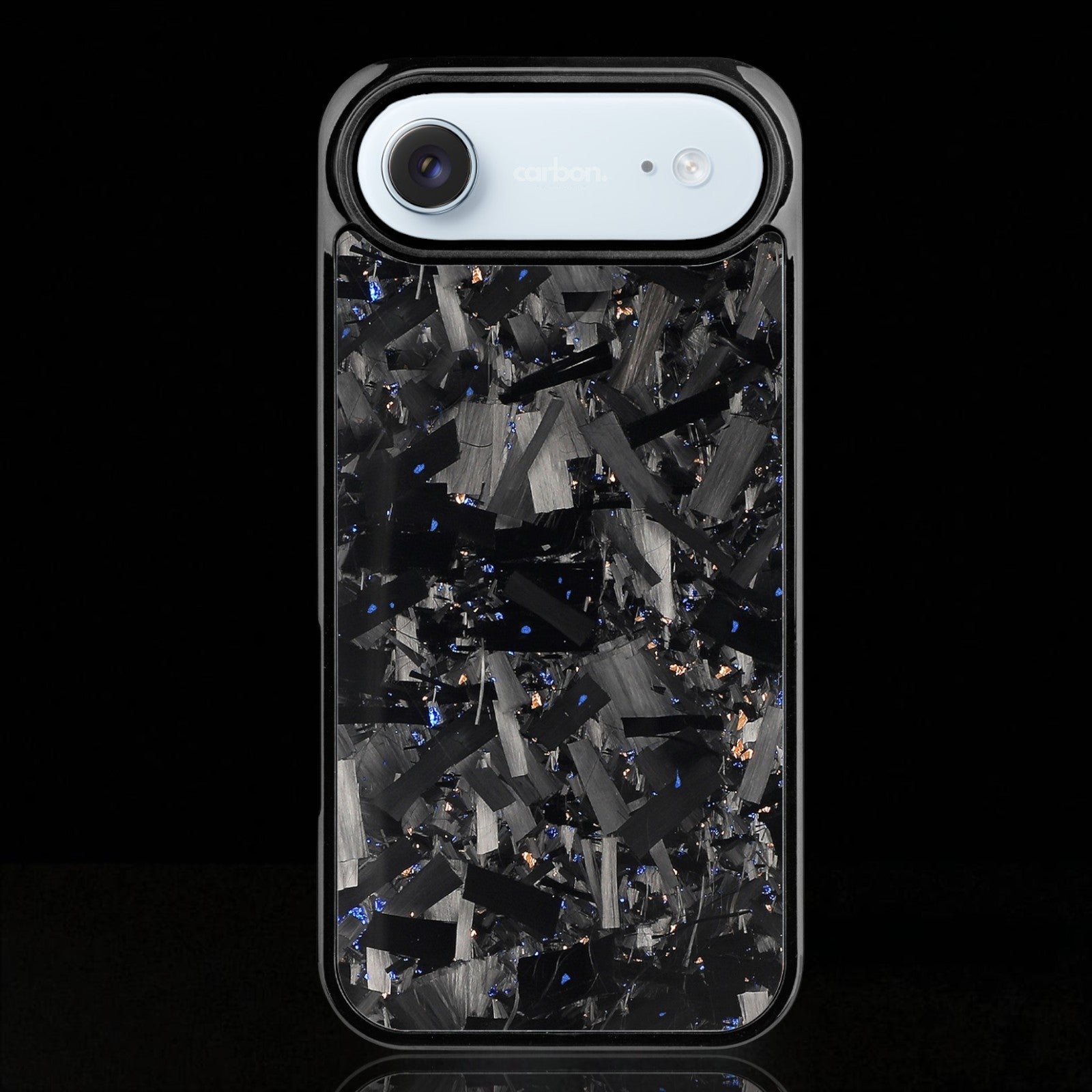BOLD FORGED Carbon Fiber iPhone Case - BLUE x GOLD - Carbon Conceptz - Phone Holders & Mounts