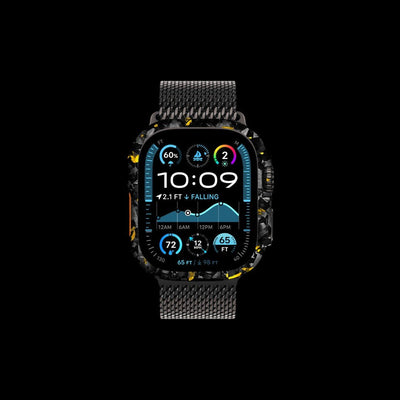 BOLD Forged Carbon Fiber Watch Case | Apple Watch | Gold - Carbon Conceptz - 