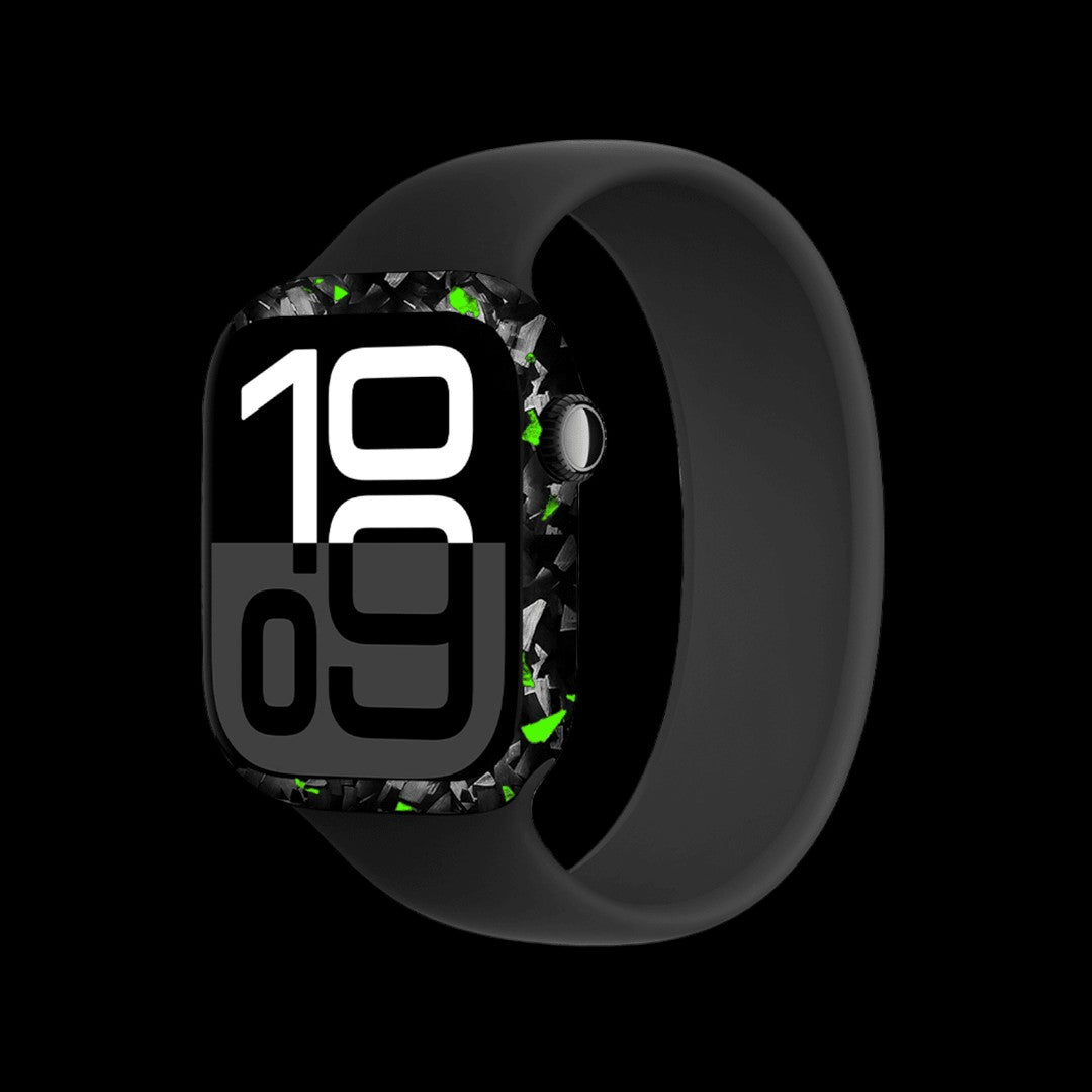 BOLD Forged Carbon Fiber Watch Case | Apple Watch | Green - Carbon Conceptz - 