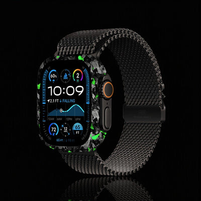 BOLD Forged Carbon Fiber Watch Case | Apple Watch | Green - Carbon Conceptz - 