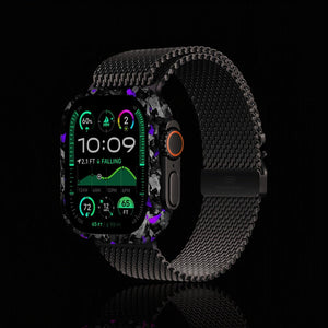 BOLD Forged Carbon Fiber Watch Case | Apple Watch | Purple - Carbon Conceptz - 