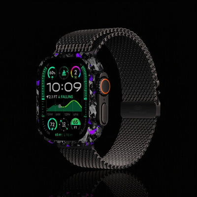BOLD Forged Carbon Fiber Watch Case | Apple Watch | Purple - Carbon Conceptz - 