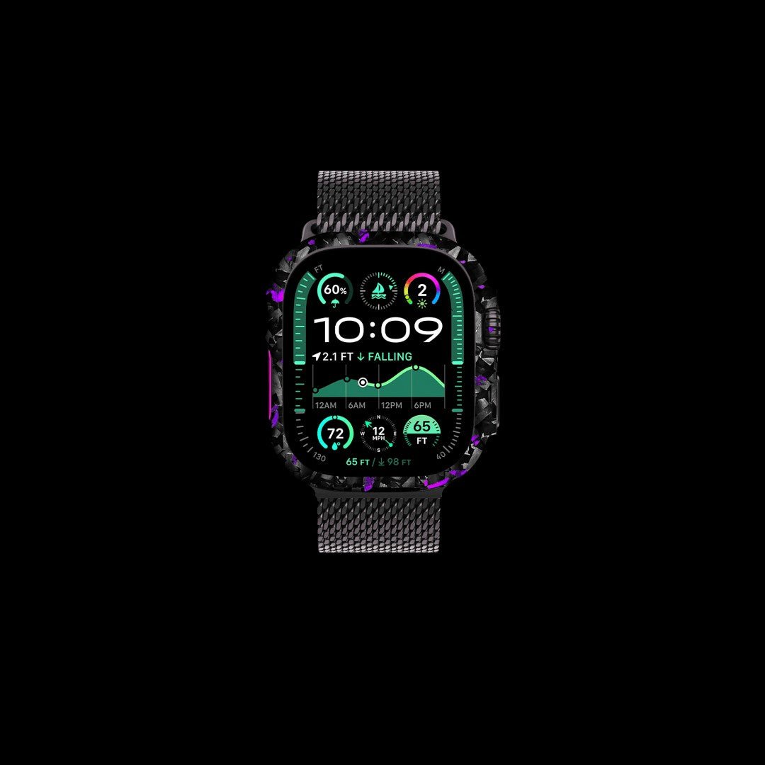 BOLD Forged Carbon Fiber Watch Case | Apple Watch | Purple - Carbon Conceptz - 