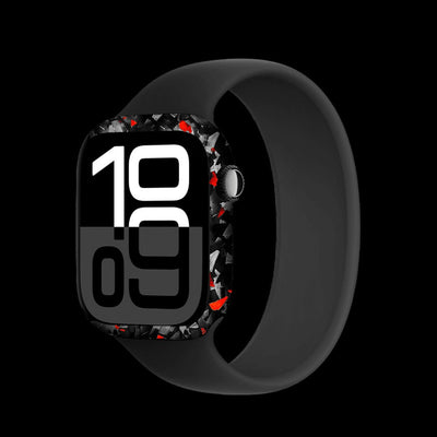 BOLD Forged Carbon Fiber Watch Case | Apple Watch | Red - Carbon Conceptz - 