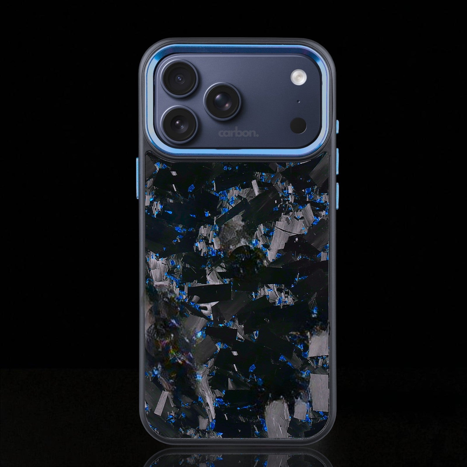 BOLD FORGED Carbon Fiber x Accent | Blue | iPhone - Carbon Conceptz - Phone Holders & Mounts