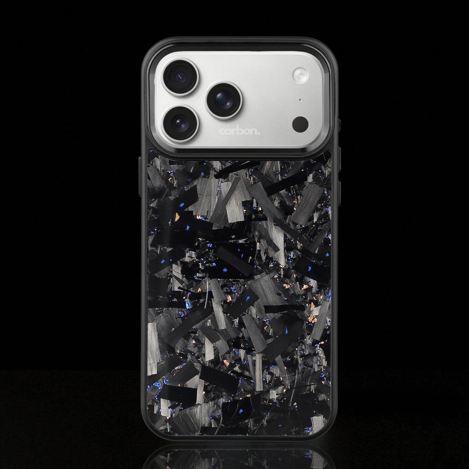 BOLD FORGED Carbon Fiber x Accent | Blue x Gold | iPhone - Carbon Conceptz - Phone Holders & Mounts
