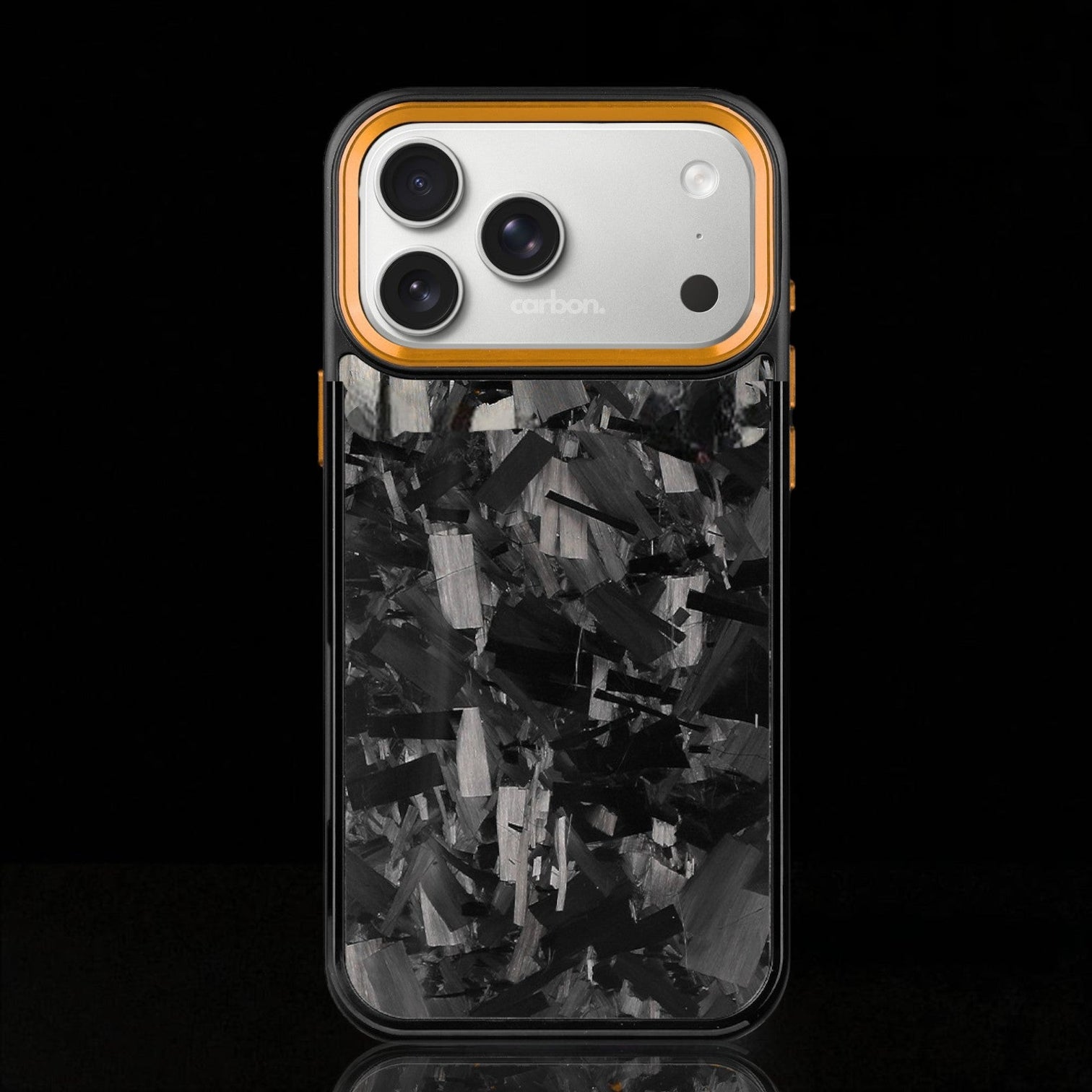 BOLD FORGED Carbon Fiber x Accent | Orange x Black | iPhone