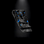 Cash Clip | Blue Forged Carbon - Carbon Conceptz - 