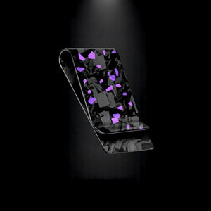 Cash Clip | Purple Forged Carbon - Carbon Conceptz - 