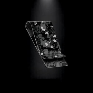 Cash Clip | Silver Forged Carbon - Carbon Conceptz - 