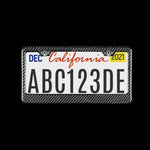 Classic Carbon Fiber License Plate - Carbon Conceptz - 