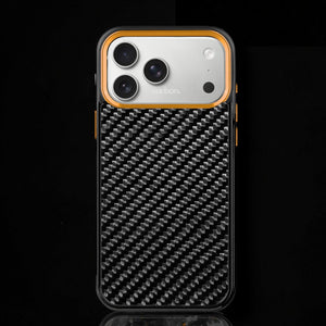 Classic Carbon Fiber x Accent | Orange x Black | iPhone - Carbon Conceptz - Phone Holders & Mounts