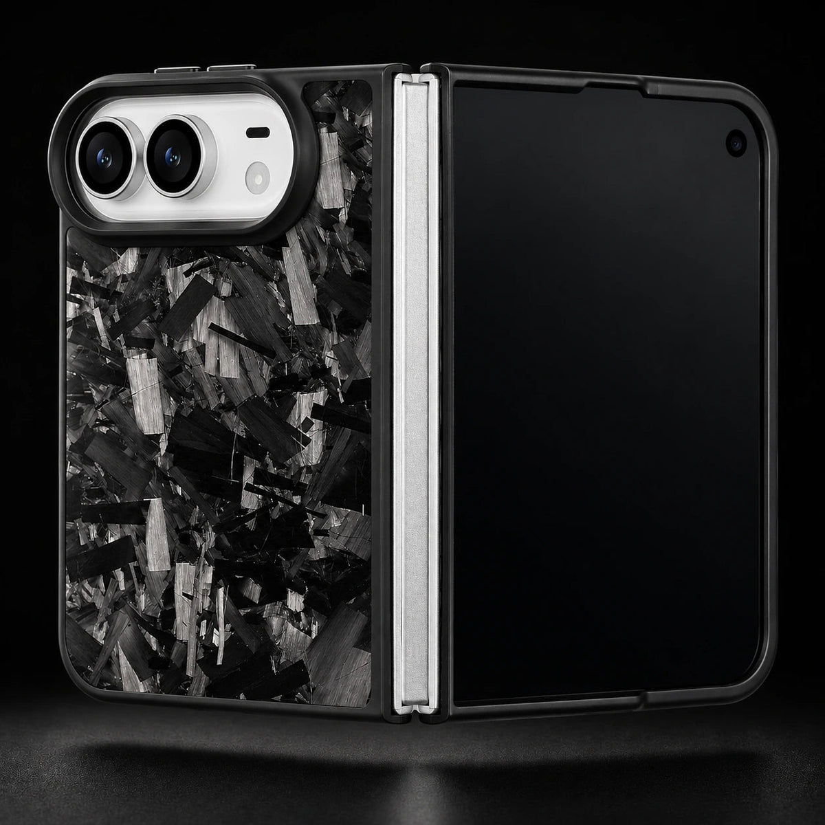 DUO Bold Forged Carbon Fiber iPhone Case — Black - Carbon Conceptz - iPhone Case