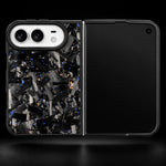 DUO Bold Forged Carbon Fiber iPhone Case — Blue & Gold - Carbon Conceptz - iPhone Case