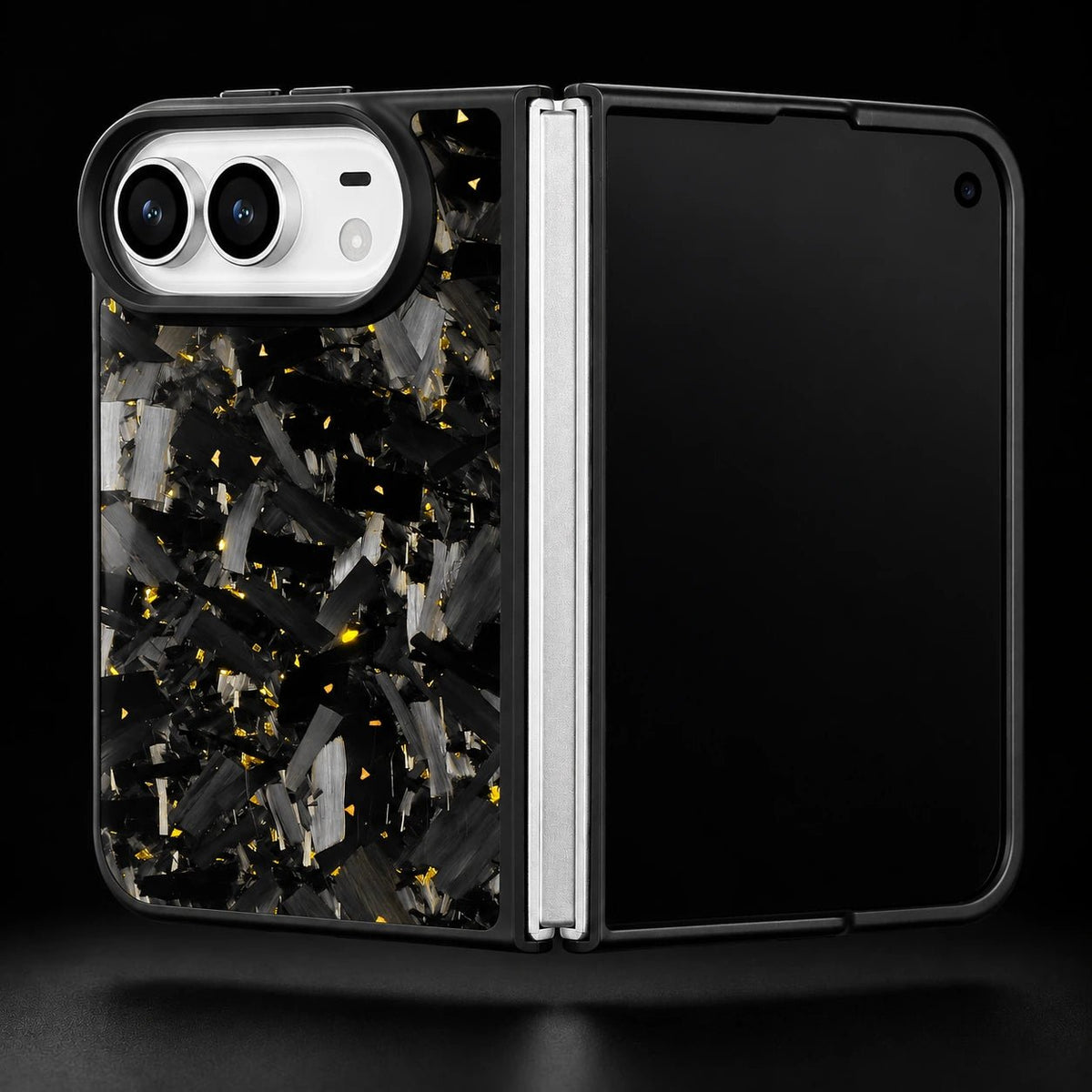 DUO Bold Forged Carbon Fiber iPhone Case — Gold - Carbon Conceptz - iPhone Case