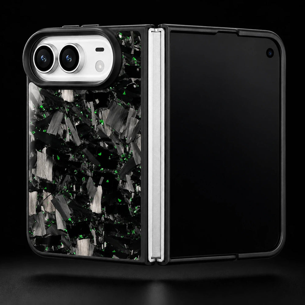 DUO Bold Forged Carbon Fiber iPhone Case — Green