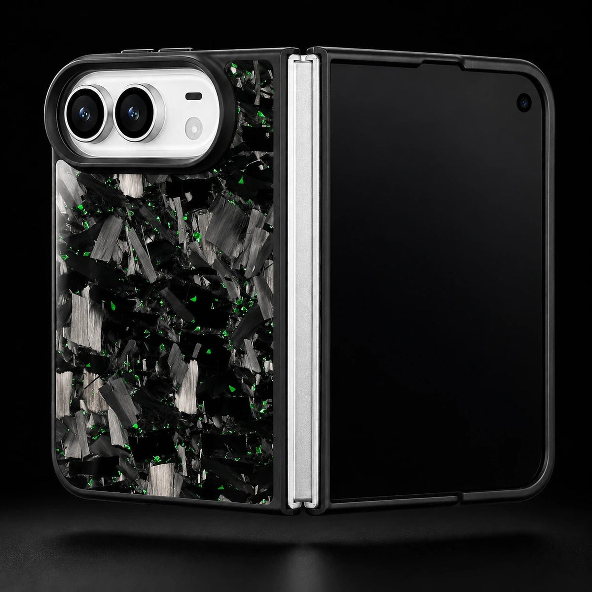 DUO Bold Forged Carbon Fiber iPhone Case — Green - Carbon Conceptz - iPhone Case